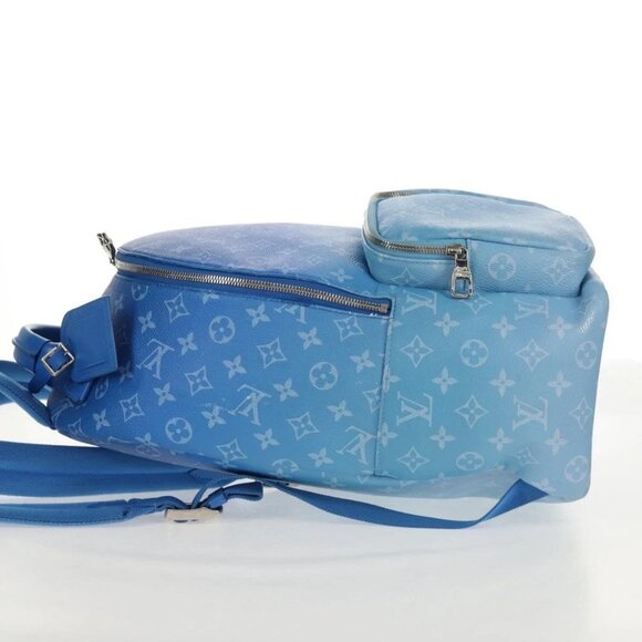 LOUIS VUITTON Monogram Clouds Multi Pocket Backpack Blue M45441 Auth 145712SAM main image 11
